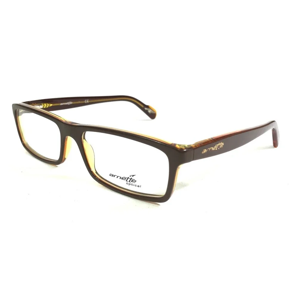 Arnette RHYTHM 7065 1153 Eyeglasses Frames Brown Rectangular Full Rim 55-16-145